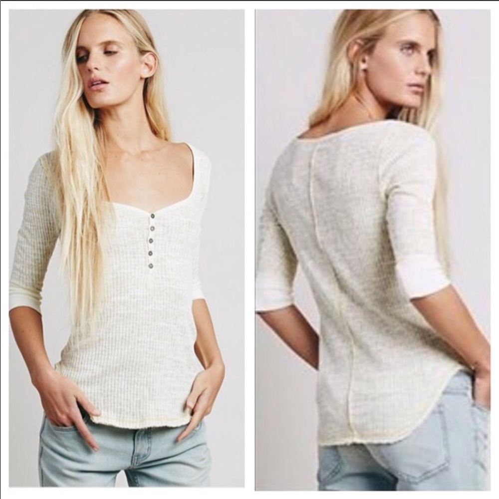 Free People Sweetheart Henley sz M
